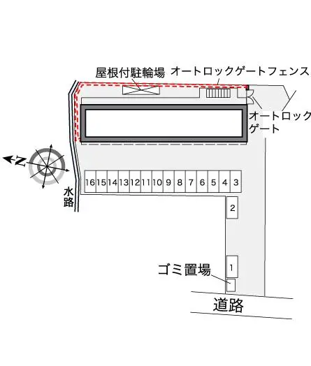 ★手数料０円★入間郡毛呂山町岩井西２丁目 月極駐車場